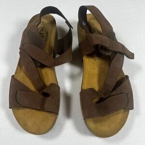 Plakton Jane Leather Sandals EU 41 US 10.5